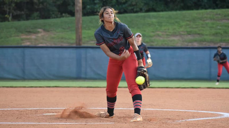Callaway dominates region game behind two-way dominance from Mya Lawton ...